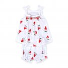 Summer Baby Girl Watermelon Printed Clothes