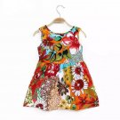 Summer Princess Sleeveless Polka Dot Flower Dress