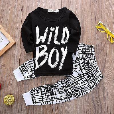 Summer T Shirt Wild Boy Baby boy Pants Suit