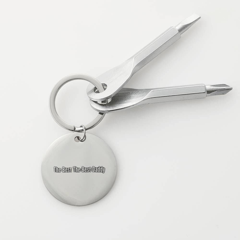 The Best The Best Daddy Pocket Screwdriver Keychain