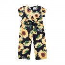 Toddler Baby Girl Sunflower Romper Clothes