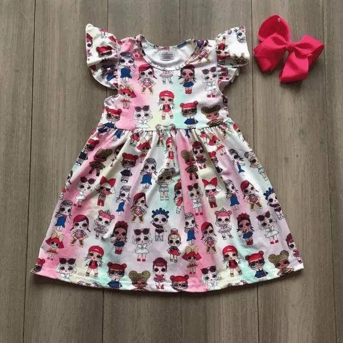 Toddler Baby Girls Flora Rainbow Dresses