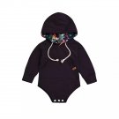 Unisex Baby Boys Girls Hooded Outerwear Jumpsuit Clothes