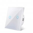 Wall Light Sensor White Crystal Glass Touch