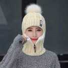 Women Neck Knit Wrap Wool Hat