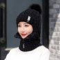 Women Neck Knit Wrap Wool Hat
