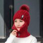 Women Neck Knit Wrap Wool Hat