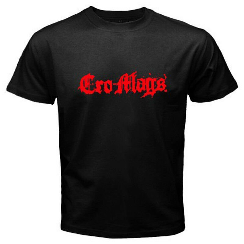 New-CRO-MAGS-CRO-MAGS-Logo-Punk-Hardcore-Band T-Shirt S-2XL