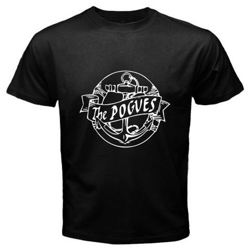 New-THE-POGUES-Logo-Punk-Irish-Rock-Band T-Shirt S-2XL