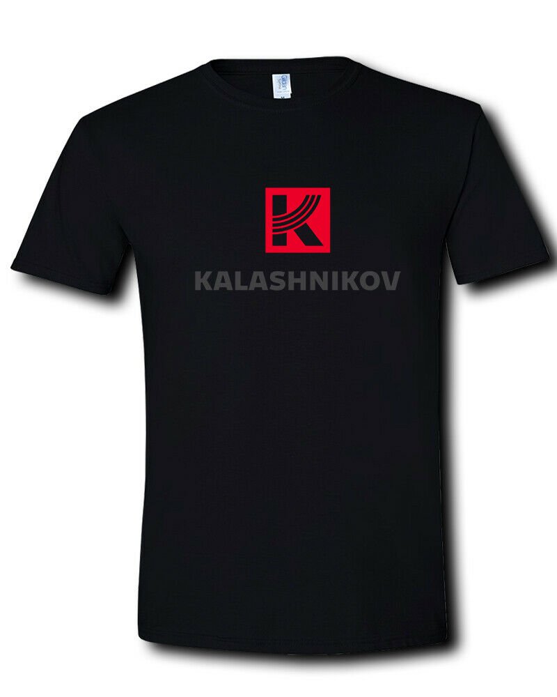 Kalashnikov-AK47-Logo-Kalashnikov-Group-Assault-Rifles-Black T-Shirt S-2XL