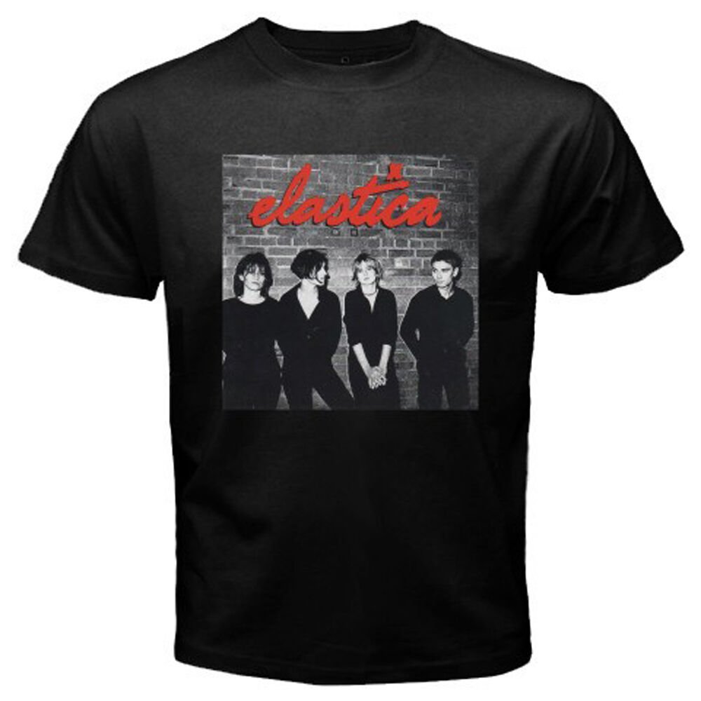 New-ELASTICA-Album-Cover-English-Rock-Band-Mens T-Shirt S-2XL