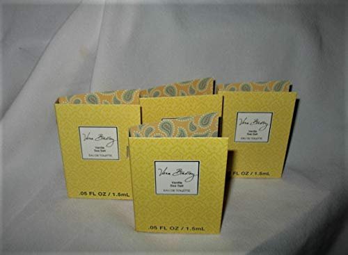 4 Sample Vials of Vera Bradley's Vanilla Sea Salt Toilette
