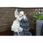 Lighted Jaliyan Resin Solar Fall Fountain by Rosalind Wheeler (Tag#W001)