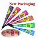 6 X Golecha Multi Color Henna Cones Temporary Tattoo Body Art Ink