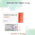 Pharmaceutical Grade Fish Iverjohn Ivermectin 12mg 100 Tabs