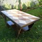 Coffee Table with 3D Pattern