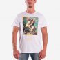 OPENSPACE SIZE XL 100% organic cotton, vegan, biodegradable packaging, art t-shirt for man, white