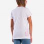 OPENSPACE SIZE M 100% organic cotton, biodegradable packaging, art strass t-shirt for woman, white