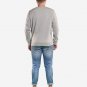 OPENSPACE  SIZE L, art & fashion Crewneck Sweatshirt for man, gray, biodegradable package