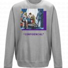 OPENSPACE  SIZE  XL, art & fashion Crewneck Sweatshirt for man, gray, biodegradable package