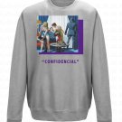 OPENSPACE  SIZE  XXL, art & fashion Crewneck Sweatshirt for man, gray, biodegradable package