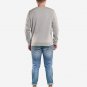 OPENSPACE SIZE XXL, art & fashion Crewneck Sweatshirt for man, gray, biodegradable package