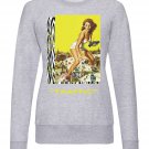 OPENSPACE  SIZE XL, art & fashion Crewneck Sweatshirt for man, gray, biodegradable package