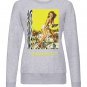 OPENSPACE  SIZE XL, art & fashion Crewneck Sweatshirt for man, gray, biodegradable package