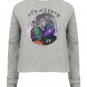 OPENSPACE  SIZE XL, art & fashion Crewneck Sweatshirt for woman, gray, biodegradable package