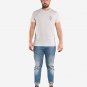 OPENSPACE SIZE S 100% organic cotton, vegan, biodegradable packaging, art t-shirt for man, white