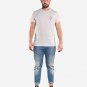 OPENSPACE SIZE M 100% organic cotton, vegan, biodegradable packaging, art t-shirt for man, white