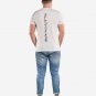 OPENSPACE SIZE M 100% organic cotton, vegan, biodegradable packaging, art t-shirt for man, white