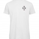 OPENSPACE SIZE L 100% organic cotton, vegan, biodegradable packaging, art t-shirt for man, white