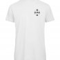 OPENSPACE SIZE XL 100% organic cotton, vegan, biodegradable packaging, art t-shirt for man, white