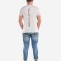 OPENSPACE SIZE XXL 100% organic cotton, vegan, biodegradable packaging, art t-shirt for man, white