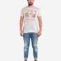 OPENSPACE SIZE S 100% organic cotton, vegan, biodegradable packaging, art t-shirt for man, white
