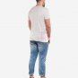 OPENSPACE SIZE L 100% organic cotton, vegan, biodegradable packaging, art t-shirt for man, white