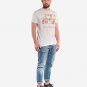 OPENSPACE SIZE L 100% organic cotton, vegan, biodegradable packaging, art t-shirt for man, white