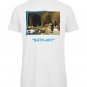 OPENSPACE SIZE XL 100% organic cotton, vegan, biodegradable packaging, art t-shirt for man, white