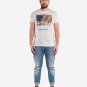 OPENSPACE SIZE XXL 100% organic cotton, vegan, biodegradable packaging, art t-shirt for man, white