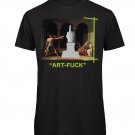 OPENSPACE SIZE XL 100% organic cotton, vegan, biodegradable packaging, art t-shirt for man, black