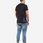 OPENSPACE SIZE S 100% organic cotton, vegan, biodegradable packaging, art t-shirt for man, black