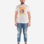 OPENSPACE SIZE L 100% organic cotton, vegan, biodegradable packaging, art t-shirt for man, white