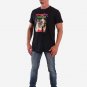 OPENSPACE SIZE L 100% organic cotton, vegan, biodegradable packaging, art t-shirt for man, black