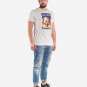 OPENSPACE SIZE L 100% organic cotton, vegan, biodegradable packaging, art t-shirt for man, white