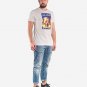OPENSPACE SIZE XL 100% organic cotton, vegan, biodegradable packaging, art t-shirt for man, white