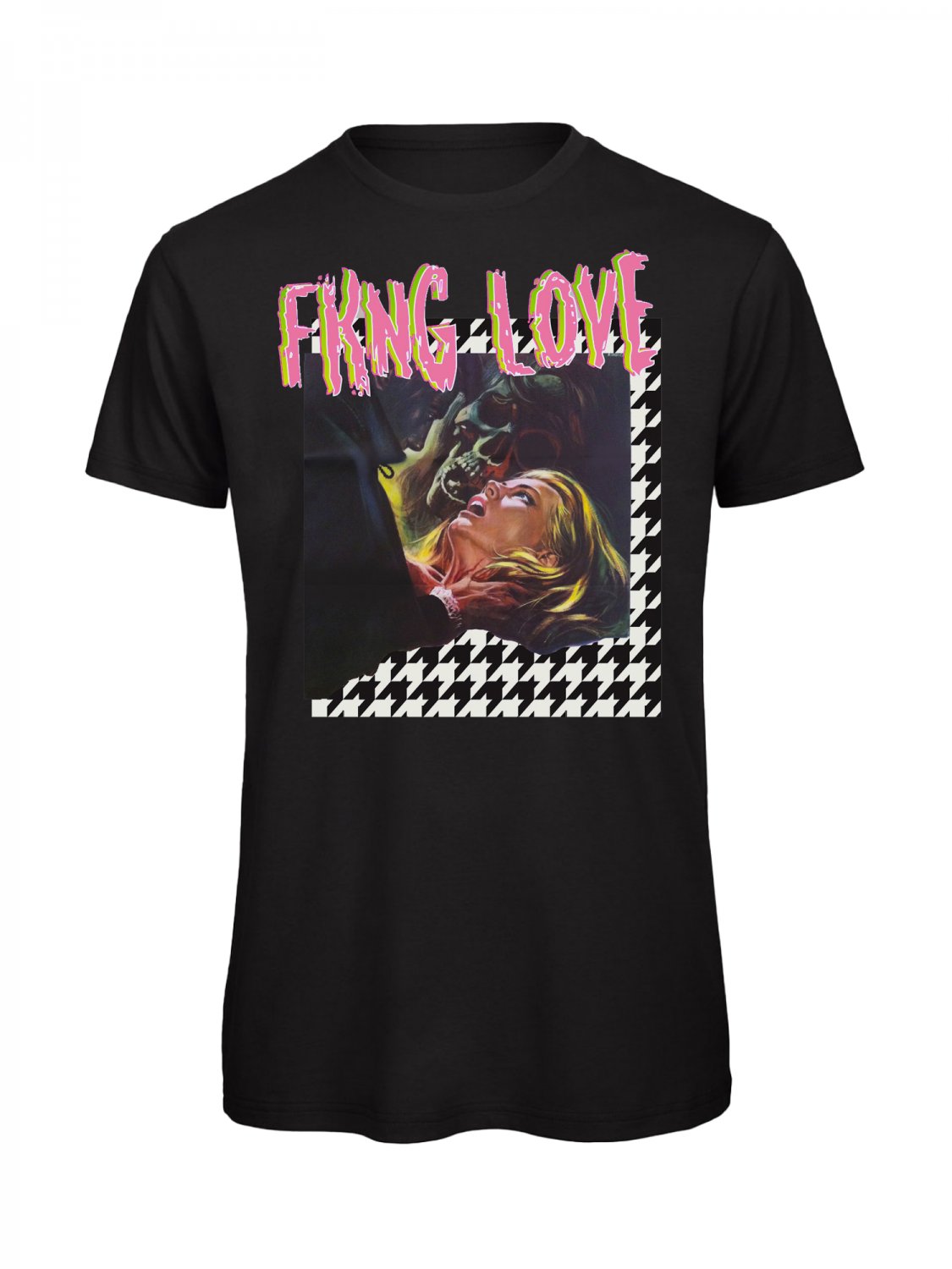 OPENSPACE SIZE S 100% organic cotton, vegan, biodegradable packaging, art t-shirt for man, black