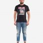 OPENSPACE SIZE XL 100% organic cotton, vegan, biodegradable packaging, art t-shirt for man, black