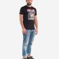 OPENSPACE SIZE XXL 100% organic cotton, vegan, biodegradable packaging, art t-shirt for man, black