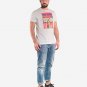 OPENSPACE SIZE M 100% organic cotton, vegan, biodegradable packaging, art t-shirt for man, white